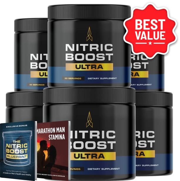 Nitric Boost six bottles plus bonus